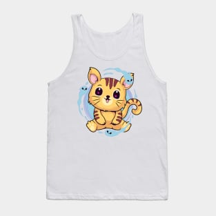 Kawaii Cat goth Tank Top